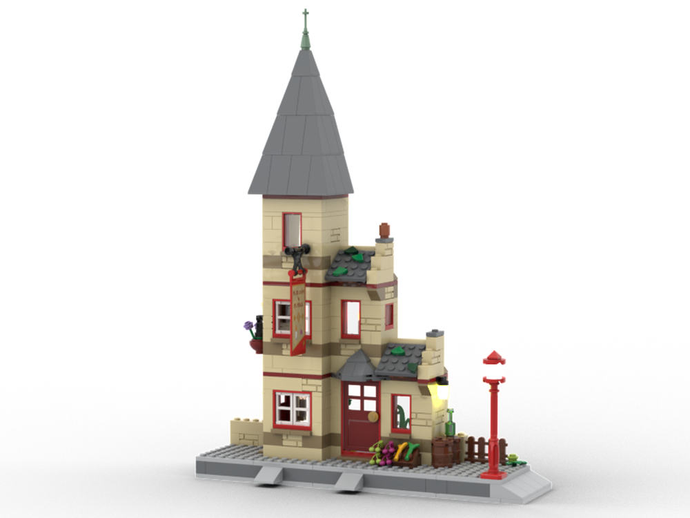 Lego Hogsmeade Station Extension - McBloom & McBuck Store