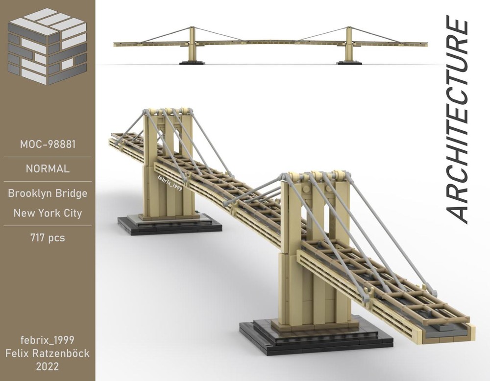 Lego Brooklyn Bridge - New York City