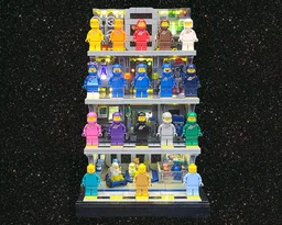Classic Space Minifigure Display Extended with Nursery