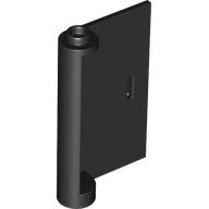 Lego Door 1 x 3 x 4 Right - Open Between Top and Bottom Hinge / Black