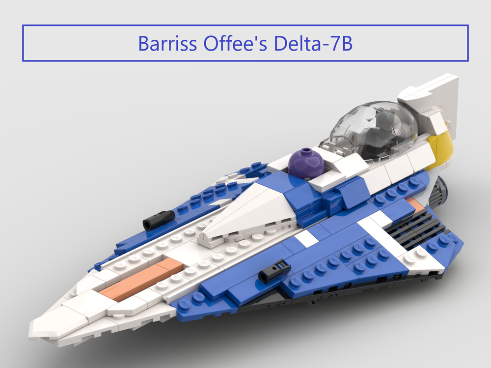 Lego Barriss Offee's Delta-7B (75333 Style)