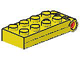 Lego Hinge Plate 2 x 4 / Yellow