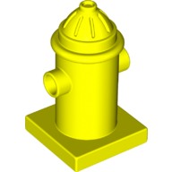 Lego Duplo Fire Hydrant / Vibrant Yellow