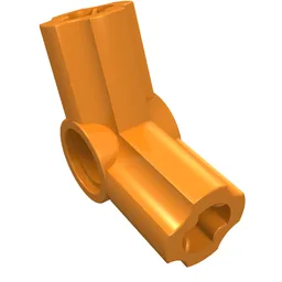 Technic Axle and Pin Connector Angled #5 - 112.5° / Orange