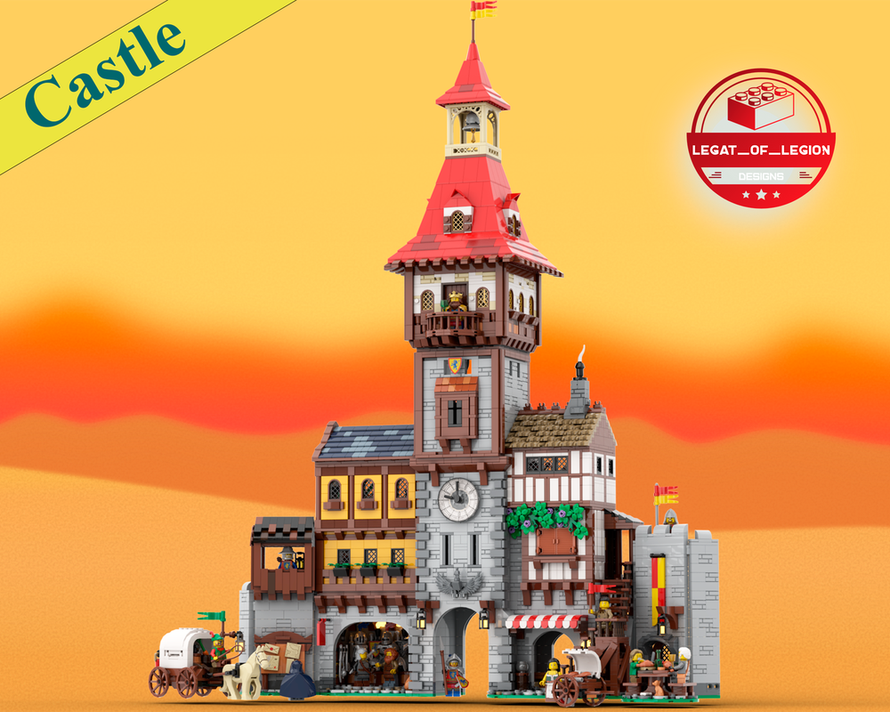 Lego Medieval Town Square #2