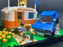 Toy Corolla E20 & Trailer