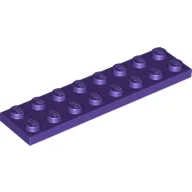 Plate 2 x 8 / Dark Purple