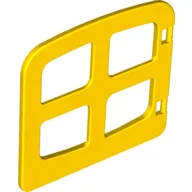 Duplo Door / Window with Four Panes / Yellow