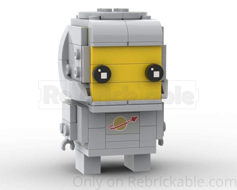 Lego Grey Spaceman