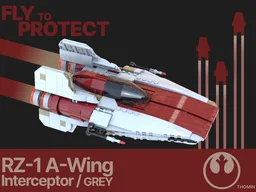 RZ-1 A-Wing Interceptor / GREY