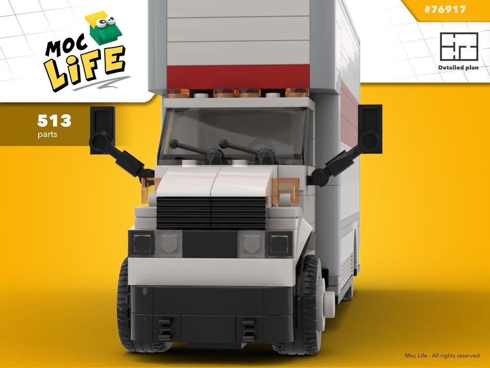 Lego Chevrolet Kodiak C4500 U-Haul truck