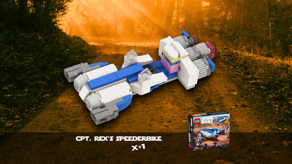 Lego Cpt. Rex's Speederbike X+1 - 75391 alternative