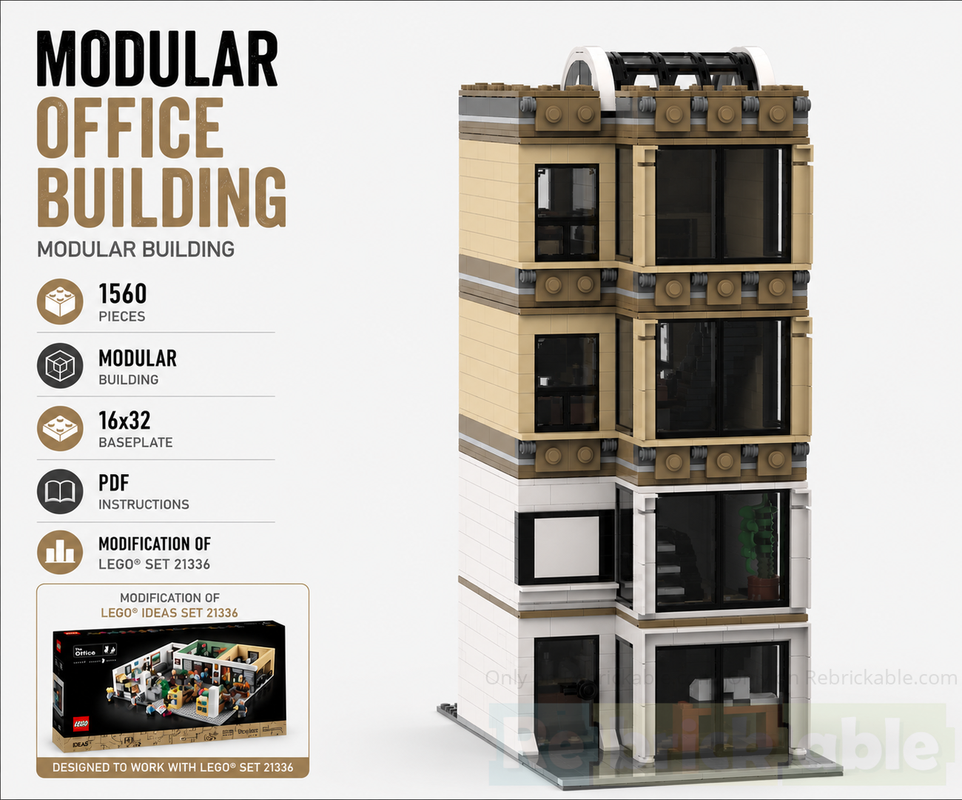 Lego Modular Office Building