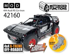 42160 Audi RS Q e-tron RC MOD for Power Function & BuWizz Mortors
