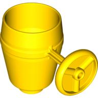 Lego Duplo Cement Mixer Drum on Stand (Dizzy) / Yellow