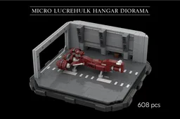 Micro Lucrehulk Hangar Diorama