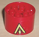 Wheel 20 x 30 Technic with Yellow Arrow Pattern (Sticker) - Set 8856