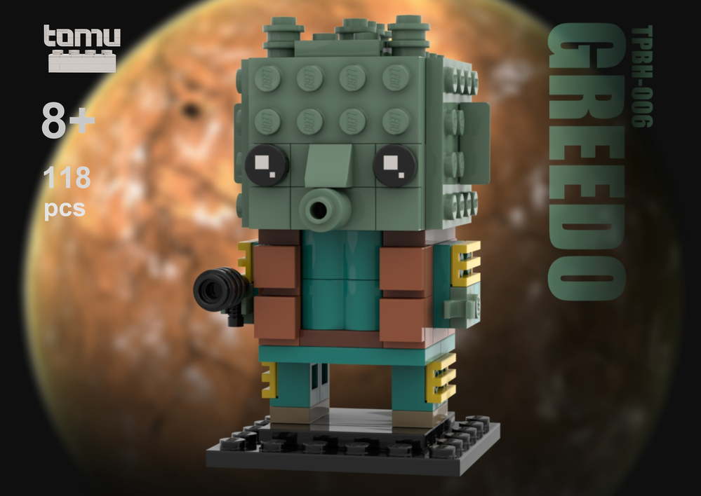 Lego Greedo Brickhead