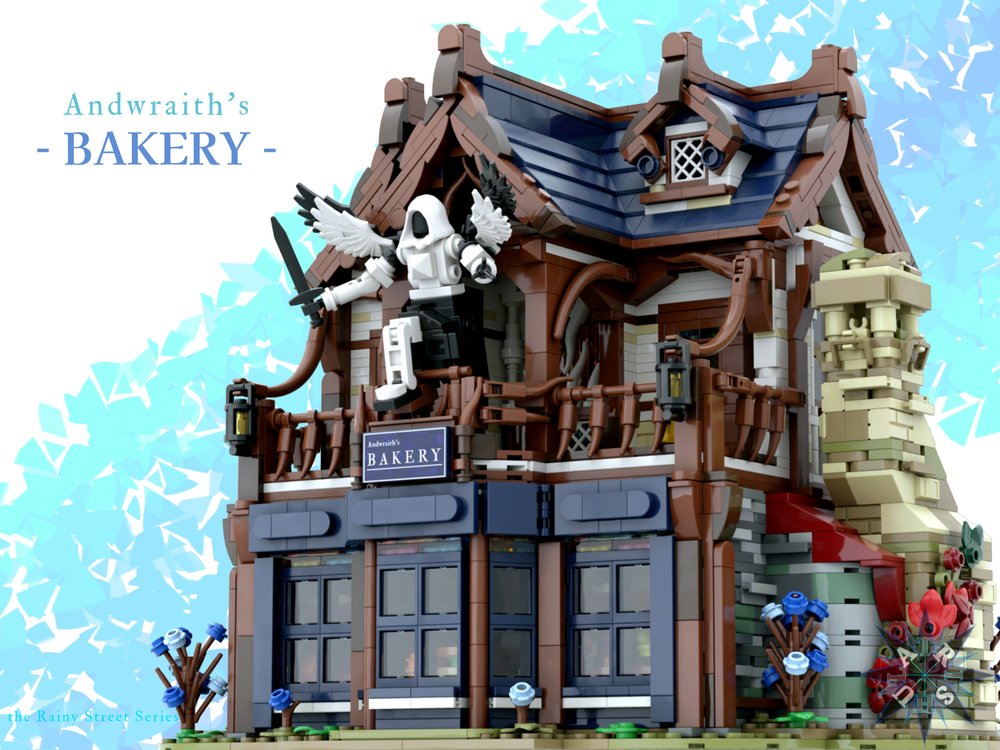 Lego Andwraith's BAKERY [the Rainy Street Series]