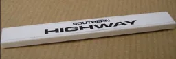 Tile 1 x 8 with 'SOUTHERN HIGHWAY' Pattern (Sticker) - Set 8147