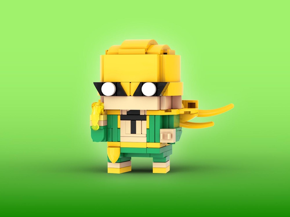 Lego Iron Fist Brickheadz LEGO MOC - Marvel