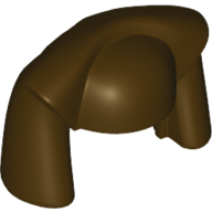 Lego Headdress Luminara Unduli / Dark Brown