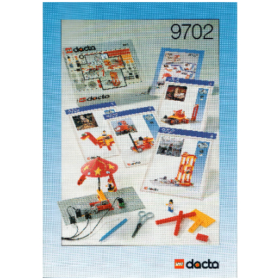Lego Activity Card, Cover & Inventory Card, Set 9702 / [No Color/Any Color]