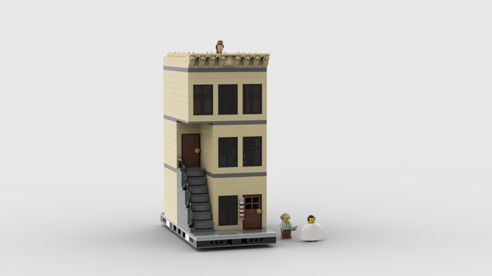 Lego Modular Barbershop & Apartments
