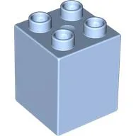 Duplo Brick 2 x 2 x 2 / Bright Light Blue