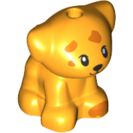 Lego Animal, Dog Pup with Orange Spots print