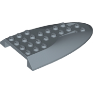 Lego Aircraft Fuselage Curved Aft Section 6 x 10 Top / Sand Blue