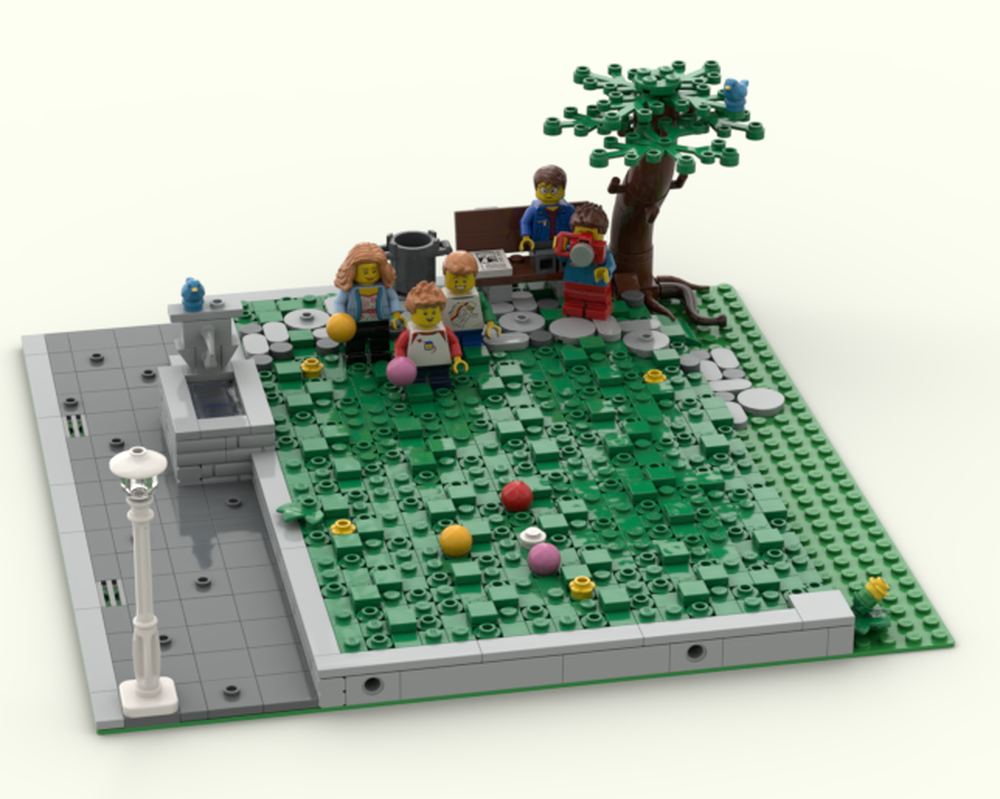 Lego Modular Lawn Game: Boccia
