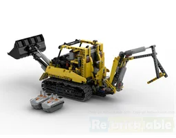 RC Tracked Backhoe Loader (8043 Alternate)