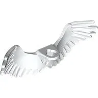 Minifig Neckwear Wings Bird / White