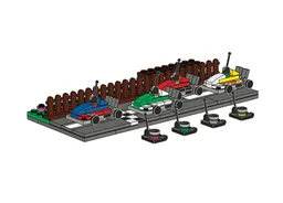 Remote Control Car Minifigure Stand
