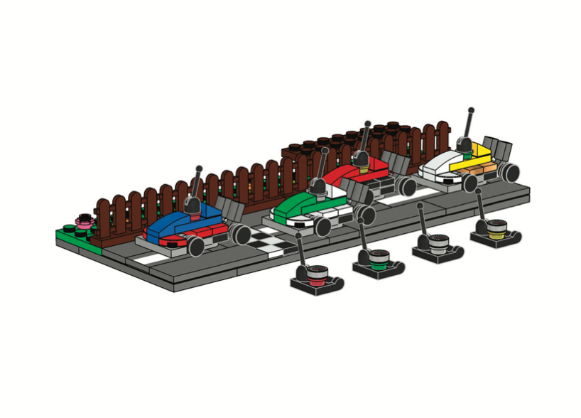 Lego Remote Control Car Minifigure Stand