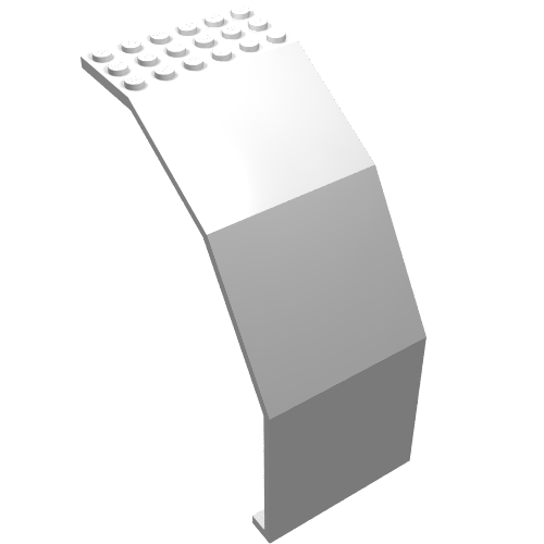 Lego Panel 10 x 6 x 11 / White