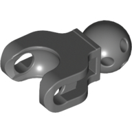 Lego Large Figure Skeletal, Limb with Ball Joint and Ball Socket, Short / Dark Bluish Gray