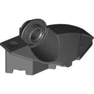 Large Figure Foot, with Rotation Joint Ball Half [Vertical Side] / Black