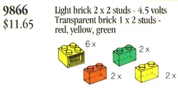 Light and Transparent Bricks