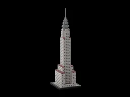 Chrysler Building in the scale 1:1000