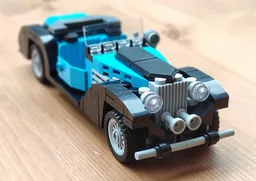 Classic azure car