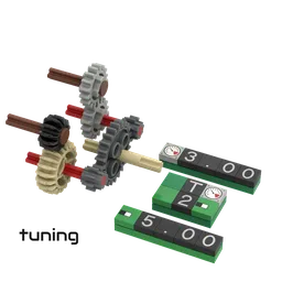 Five Twin Gear Sets for GBC and MOCS at 60-80 rpm