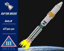 Delta III (at 1:110 scale)