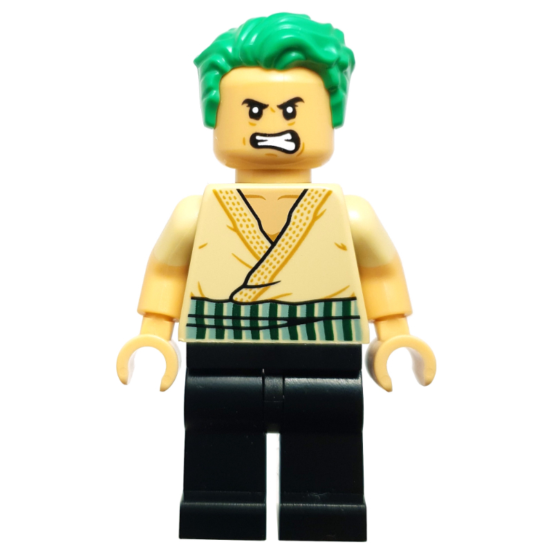 Lego Roronoa Zoro, Hair, Angry