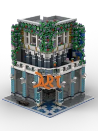 Lego Modular building ART gallery