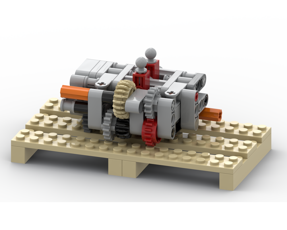 Lego 4-speed gearbox