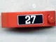 Arch 1 x 3 x 2 Curved Top with '27' Pattern Model Right Side (Sticker) - Set 10020