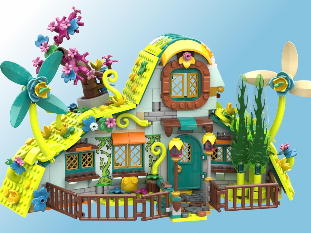 Lego Earth Sheltered Cottage