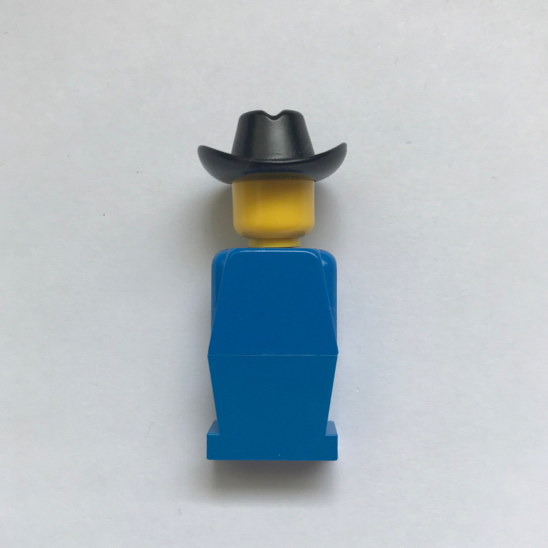 Lego LEGOLAND Blue Torso, Blue Legs, Blue Cowboy Hat